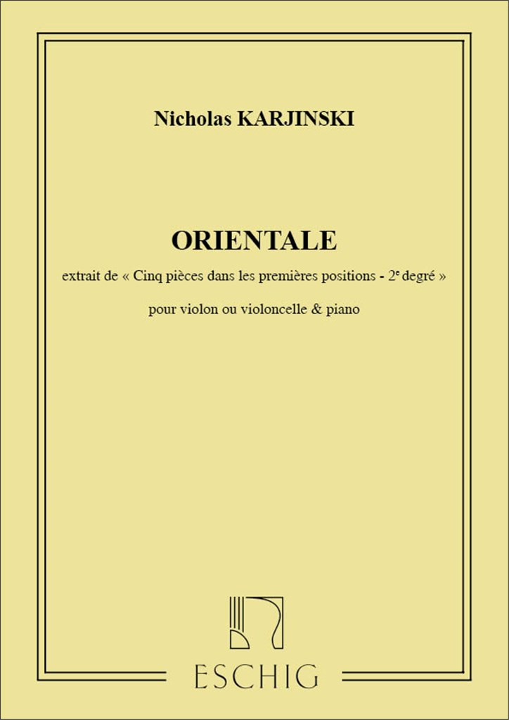 5 Pieces N 4 Orientale